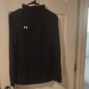 New Under Armour Black Quarter-Zip Top
